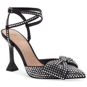 Inc International Concepts Stefia Bow Pumps  rhinestone Shoes heels  6.5
